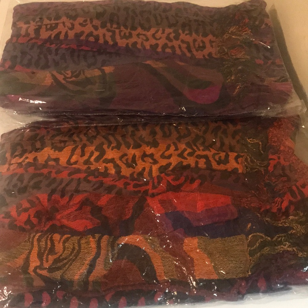 ExtraLong Beautiful multicolor animal print Scarf